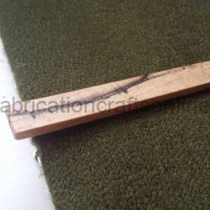 pyrography wooden tiebar