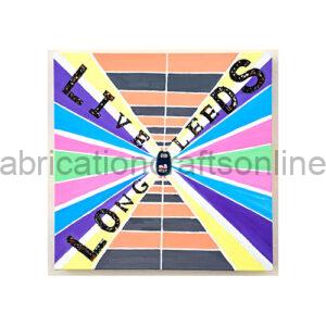 Long Live Leeds Acrylic Painting