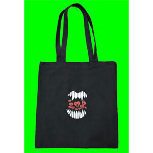 Screaming hearts tote bag