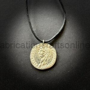 Ancient coin pendant
