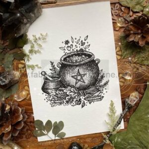 A6 Cauldron Art Print