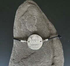 Ancient coin bracelet.