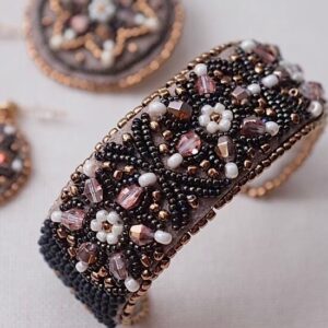 Embroidered Cuff Bracelet