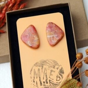 Polymer Clay Stainless Steel Stud Earrings