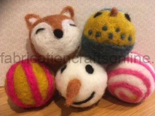 this needlefelted hanging decoration is handmade in york from wool and each item is unique items include robins baubles penguins sprouts easter eggs and much more not a toy