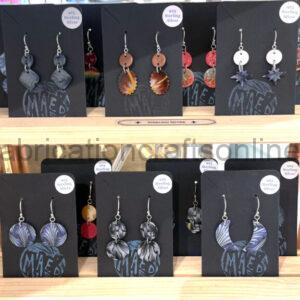 Mixed Sterling Silver Polymer Clay Earrings