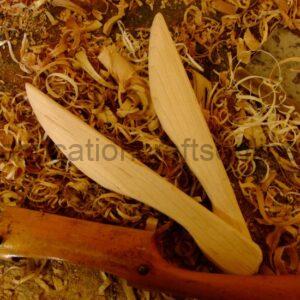 Hand carved butterknife