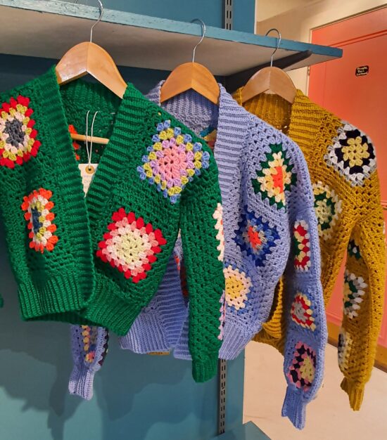 Handmade crochet cardigan