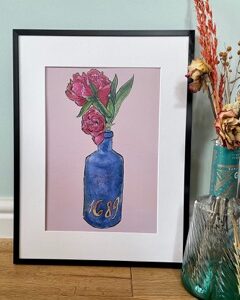 Floral A4 Print Watercolur and Ink