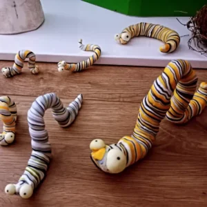 YSB Clay Caterpillar Handmade