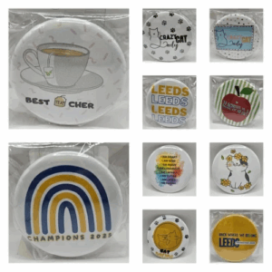 Button Badges Themed Designs