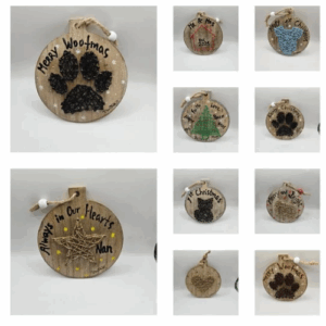 String Art Christmas Ornaments