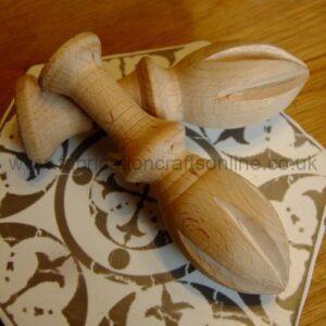 Turned wooden Lemon squeezer