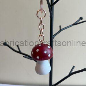 Mushroom Keyring
