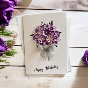 3D Handmade Unique Birthday Card A5 Format