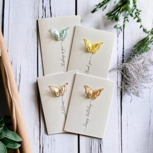 Set of 4 Handmade Greeting Cards