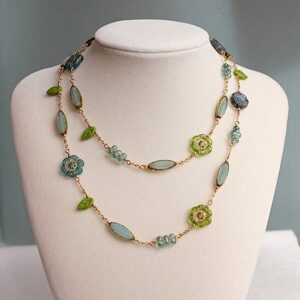 Small Statement Beaded Necklace