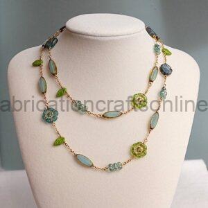 Small Statement Beaded Necklace