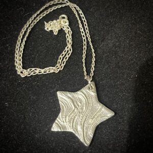 Star Pendant on a Sterling Silver Chain 18"