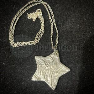 Star Pendant on a Sterling Silver Chain 18"
