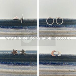 Silver Studs Earrings - Various Designs