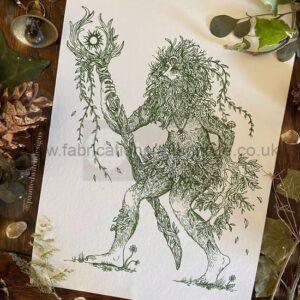 A4 Greenman Art Prints