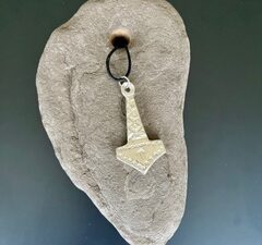 Thor's Hammer Pendant on a vegan thong