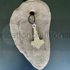 Thor's Hammer Pendant on a vegan thong