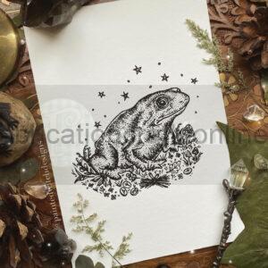A6 Toad Familiar Art Prints