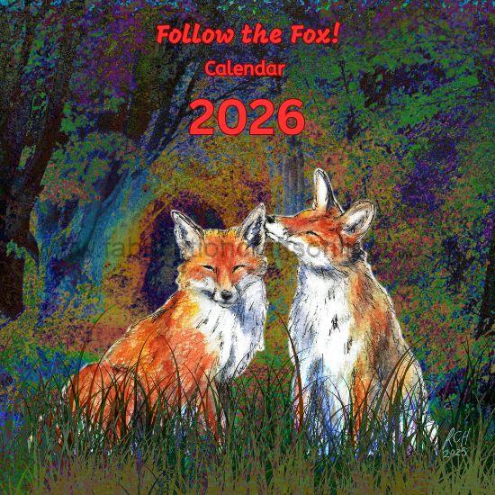 fox and robin a christmas card a large foxy card with a beautiful gloss finish