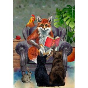 A5 print in a mounted or stepped frame