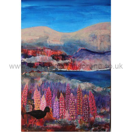 the mackenzie country an original mixed media collage x cm including the frame