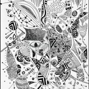 ‘Paroxysm’ hand signed A4 print, 2025, age 11