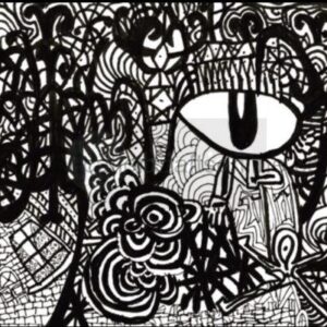 ‘Dali’ hand signed A4 print, 2022 age 8