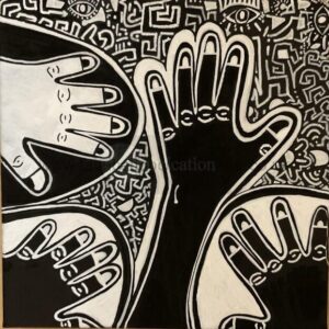 ‘UNISON’ hand signed A4 print. 2024 age 10