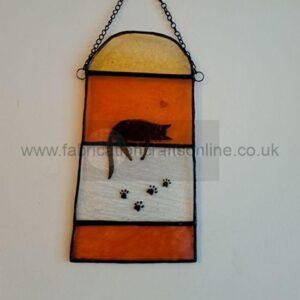 sleeping cat panel