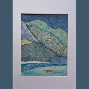 Original Collage on Paper - Mounted and Framed