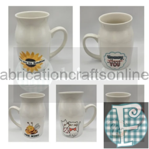 Ceramic Milk Mug Vase