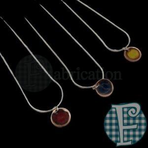 Necklace with copper pendent