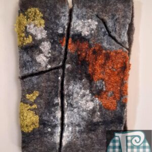 Felt on canvas 15cm wide