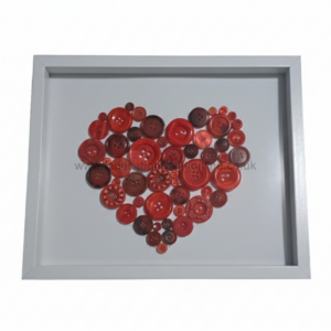 Red Heart Framed