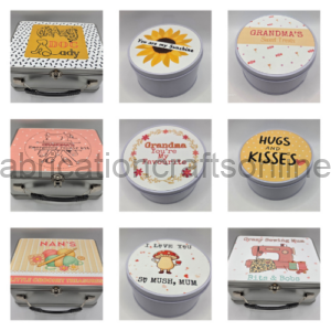 Metal Keepsake Tin or Box