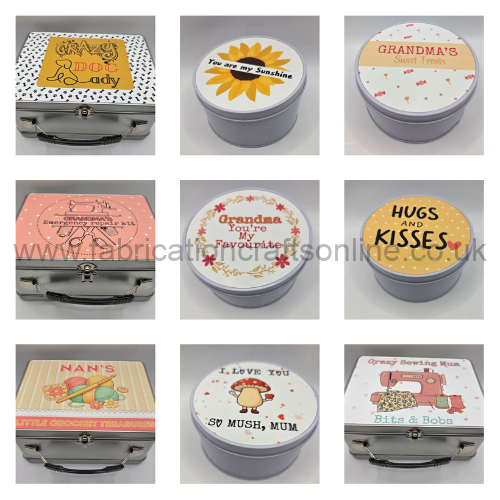 metal keepsake tin or box