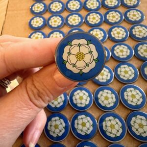 LDC11000 Yorkshire Rose Pin Badge