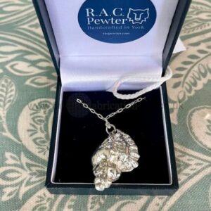 Large Shell Pendant on a Sterling Silver Chain