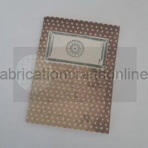 Hand Sewn Label Notebook