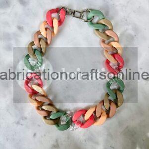 MAC90000 Chunky Acrylic Necklace