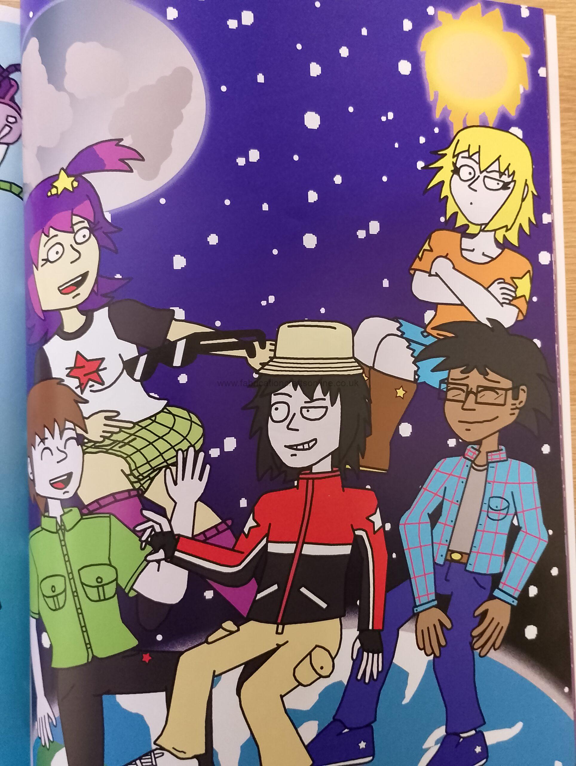 a graphic novel i made myself and printed with grant money