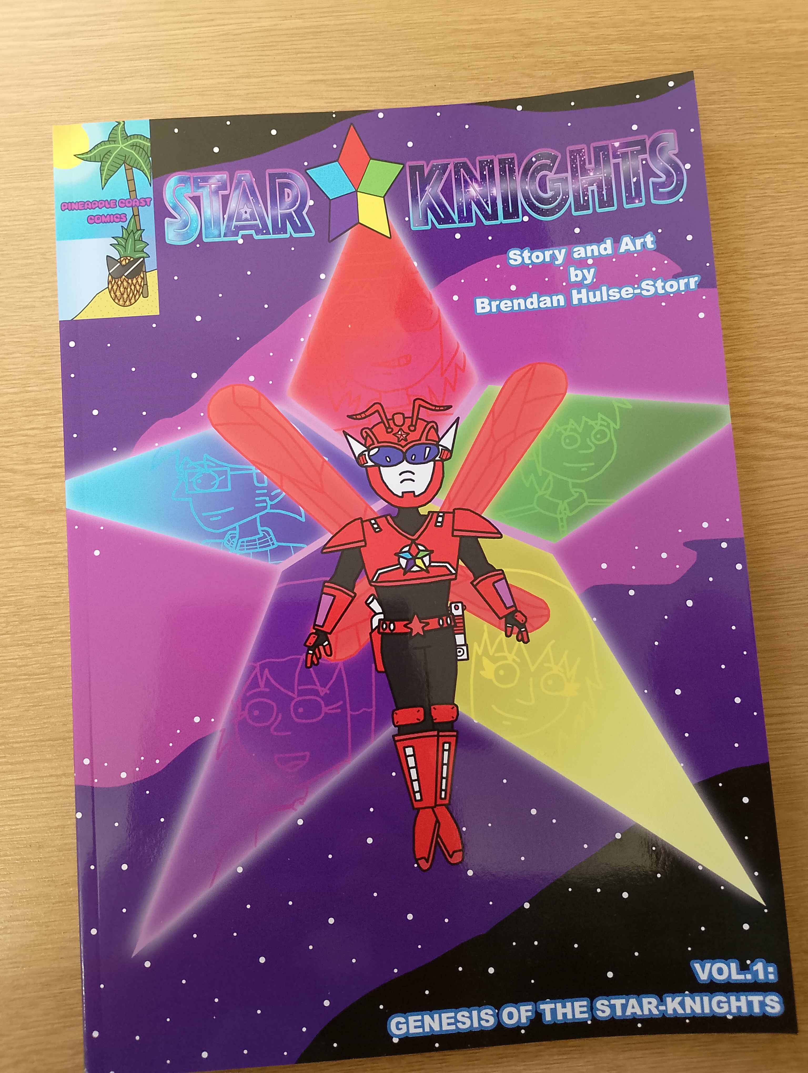 The comic I made personally and got printed with grant money.