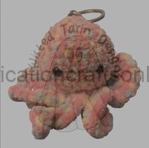 large crocheted duck